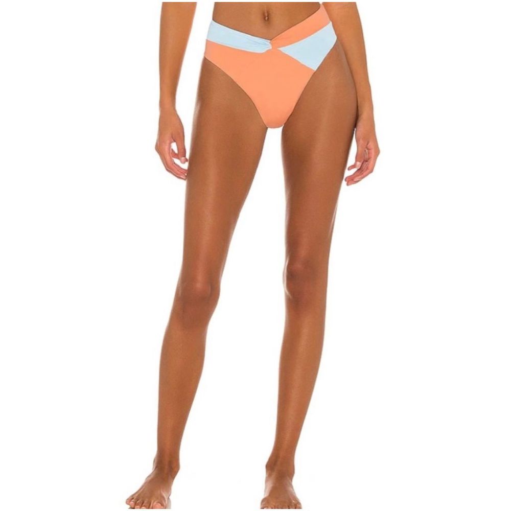 L*Space Nancy Lee Bikini Bottom Colorblock Size XL